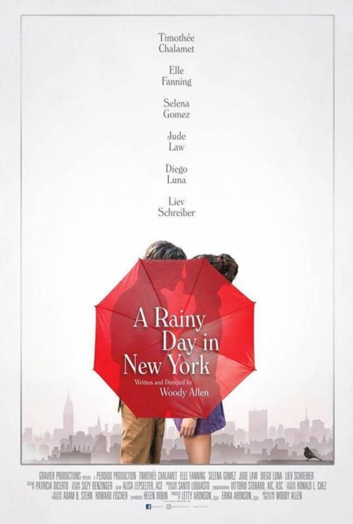 Cartell Dia de pluja a Nova York