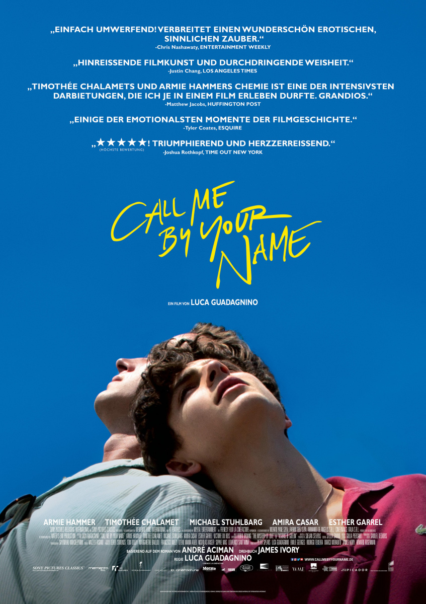Cartell de Call me by your name